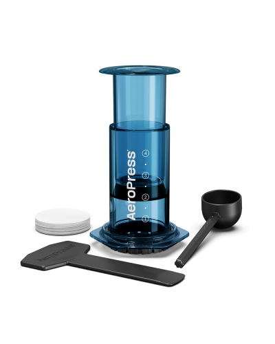 Aeropress Clear Blue Coffee Press-set