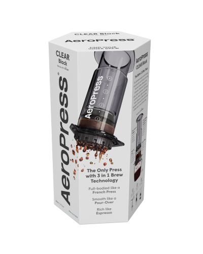 Cafetera AeroPress Clear- Negro-Caja