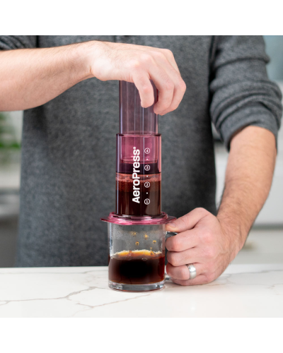 AeroPress Clear-Rosa con Carafe