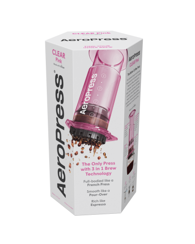 AeroPress Clear-Rosa Caja