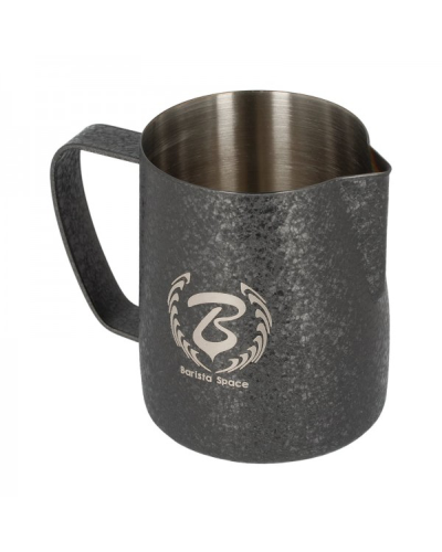 Barista Space Milk Pitcher 350ml Granito Negro-lado