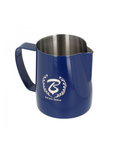 Barista Space Milk Pitcher 350ml Azul Teflonado-lado