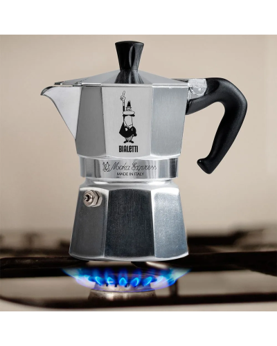 Bialetti Moka Express 2 Cup on gas cooker