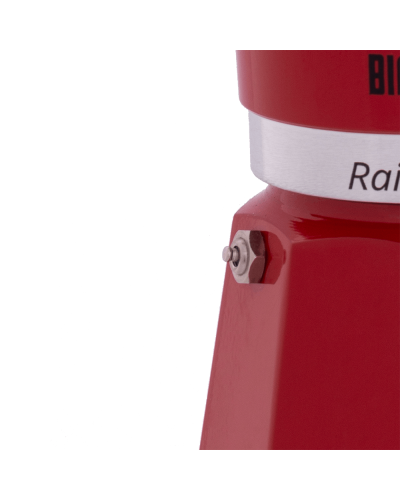 Bialetti Rainbow 6 Cups Red- coffee valve