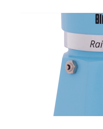 Bialetti Rainbow 3 Cups Light Blue- secuirity valve