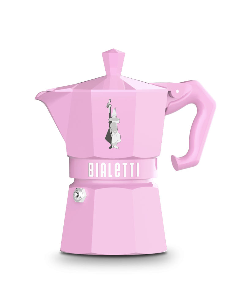 Bialetti Exclusive 3 Cups Rosa Pastel