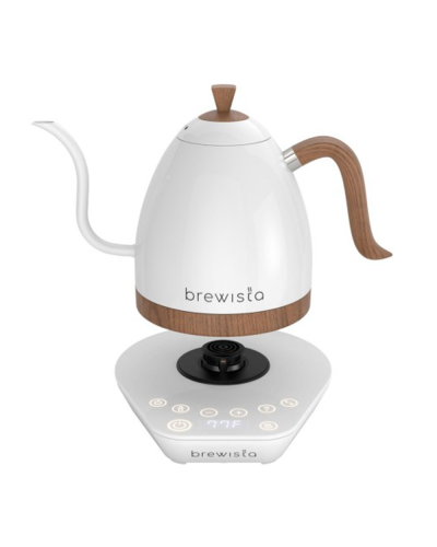 Brewista Hervidor Artisan 1L Hervidor Blanco Madera Con Base Blanca- caracteristicas