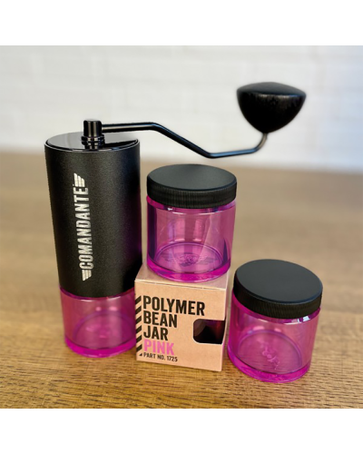 Comandante Frasco Polymer Bean Rosa con Molinillo