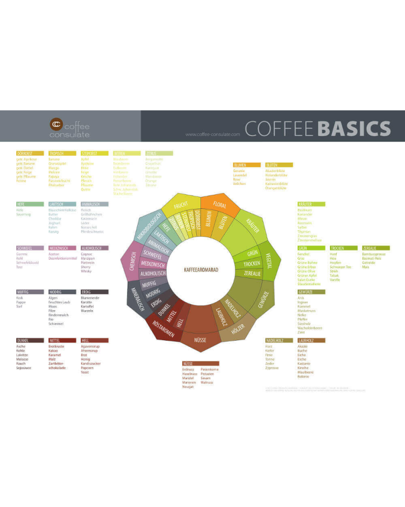 Coffee Basics Coffee Aromawheel