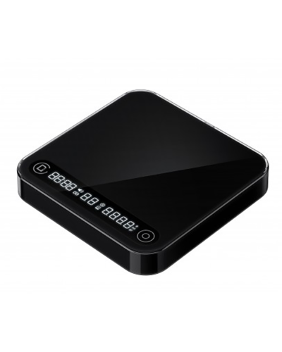 Difluid Microbalance Ti : Precision Coffee Scale Side view