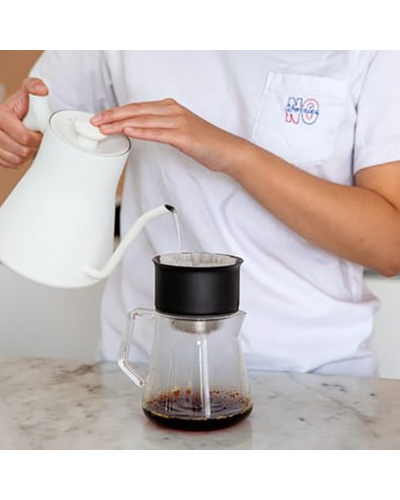 Fellow Dripper Stagg  X Negro Mate con hervidor y jarra de cafe