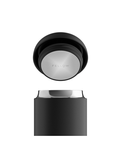 Fellow Vaso Térmico Carter Wide 12oz Negro Mate Tapa
