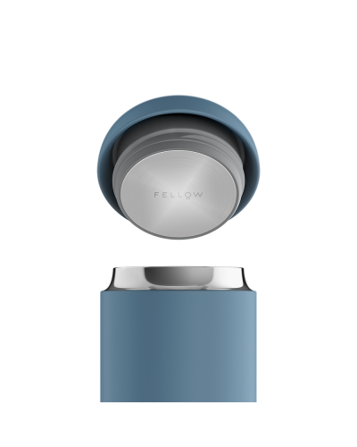 Fellow Vaso Térmico Carter Wide Vaso Térmico 16oz Azul Pastel Tapa