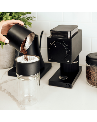 Fellow Molinillo Ode Brew Gen 2 Negro Mate preparacion de filtro stagg X