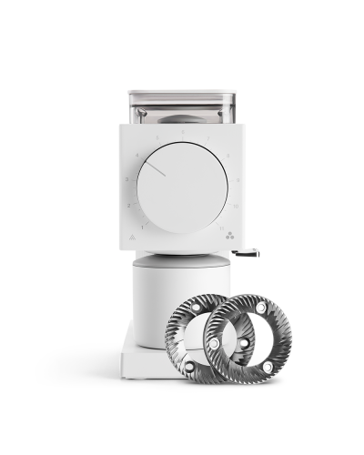 Fellow Molinillo Ode Brew Gen 2 Blanco Mate Fresas