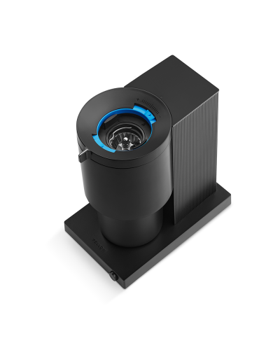 Fellow Grinder Opus Matte Black inside view