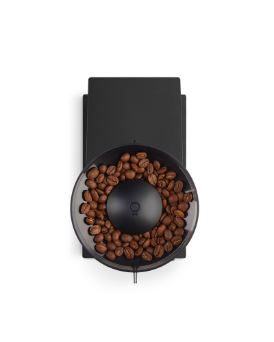 Fellow Grinder Opus Matte Black Hopper view