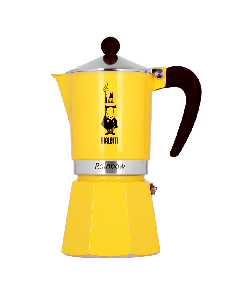 Bialetti Rainbow 6 Tazas Amarilla