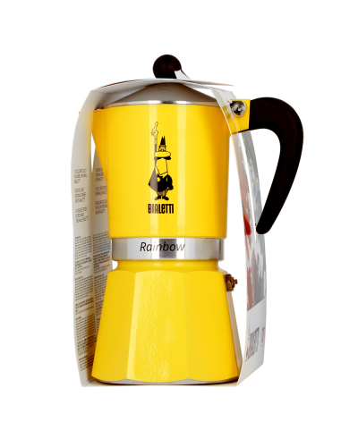 Bialetti Rainbow 6 Tazas Amarilla Caja