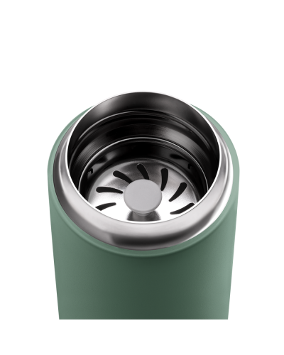 Fellow Vaso Térmico Carter Move 12oz Verde Ahumado con filtro anti salpicaduras