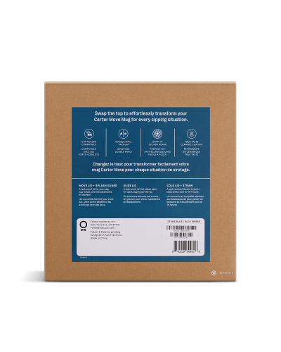 Fellow Carter Bundle Move (3 In 1) 16oz Negro Mate Caja Atrás