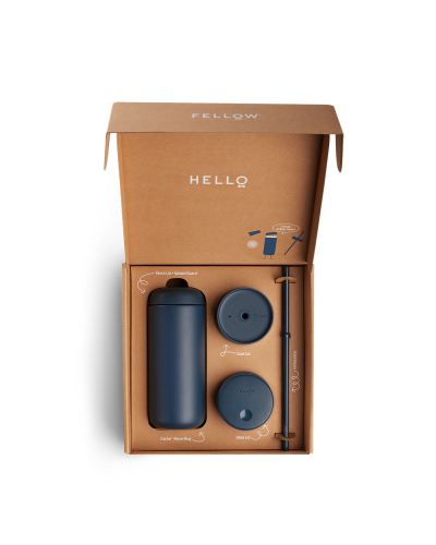 Fellow Carter Bundle Move (3 In 1) 16oz Negro Mate Caja Interior