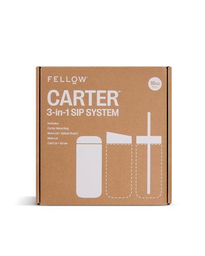 Fellow Carter Bundle Move (3 In 1)16oz Matte White Box