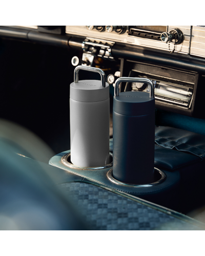 Fellow Carter Carry 20oz Grey in car holder