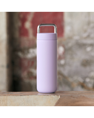 Fellow Carter Carry 20oz Periwinkle Lilac on table