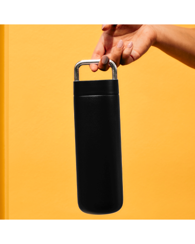 Fellow Carter Carry 20oz Negro Mate fondo naranja