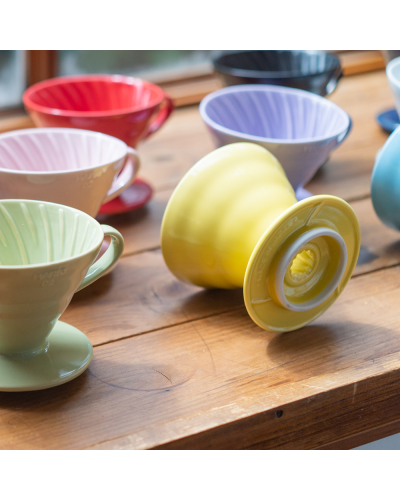 Hario V60 Ceramic Dripper 02 Yellow colour collection