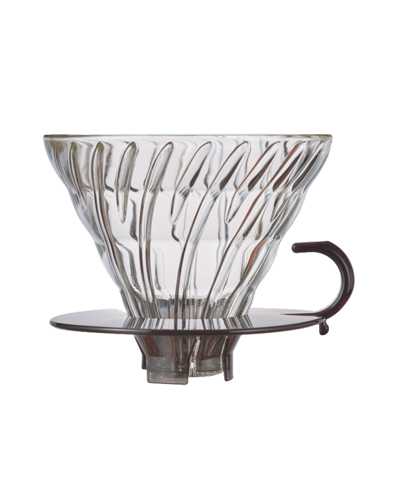 Hario V60 Glass Dripper 02 Transparent Black