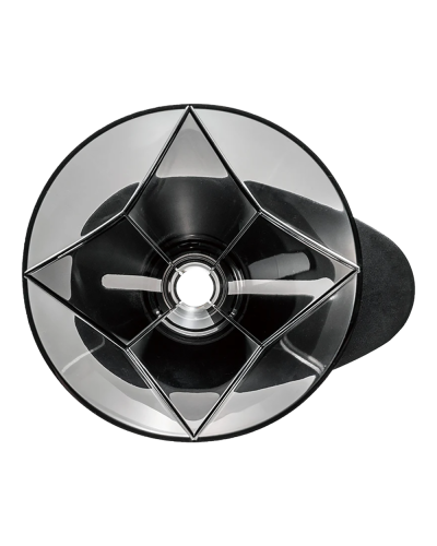 Hario V60 0Ne Pour Dripper Mugen Transparent Black view from above