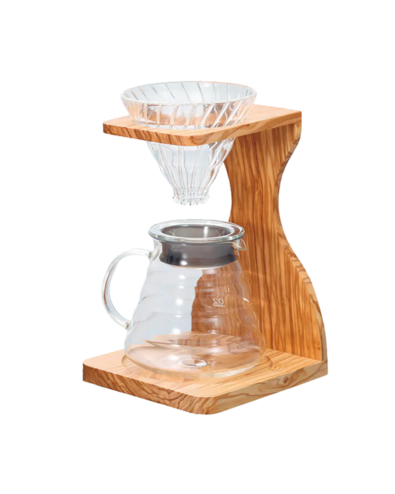 Hario Set V60 con Soporte de Madera