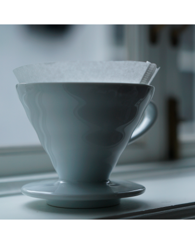 Hario V60 Filtro Papel 01 Blanco (40 uds.) lifestyle
