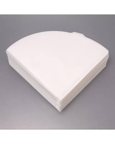 Hario V60 Coffee Paper Filter 01 White (100 Pcs) black bottom
