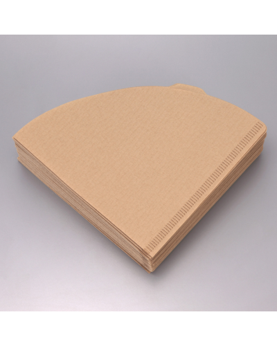 Hario V60 Coffee Paper Filter 01 Natural (100Pcs) Dark bottom