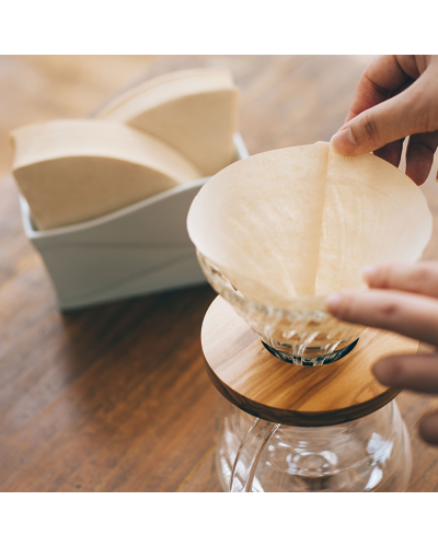 Hario V60 Coffee Paper Filter 03 Natural (100 Pcs) Lifestyle