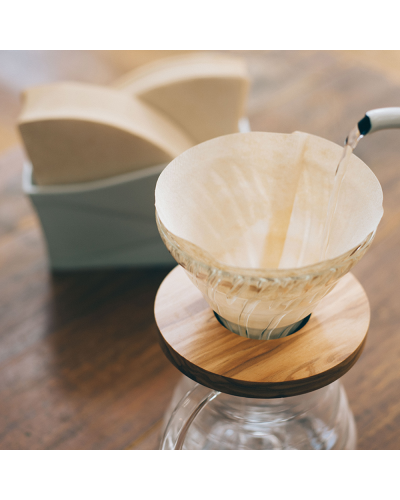 Hario V60 Filtro Papel  01 Natural (100 uds.) - Lifestyle