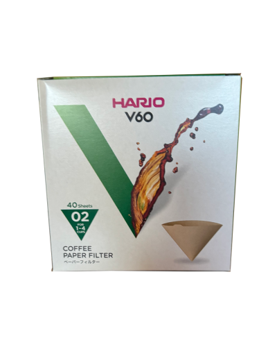 Hario V60 Coffee Paper Filter 02 Natural (40 Pcs) Box