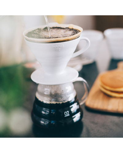 Hario V60 Jarra de Café de Cristal 600ml lifestyle