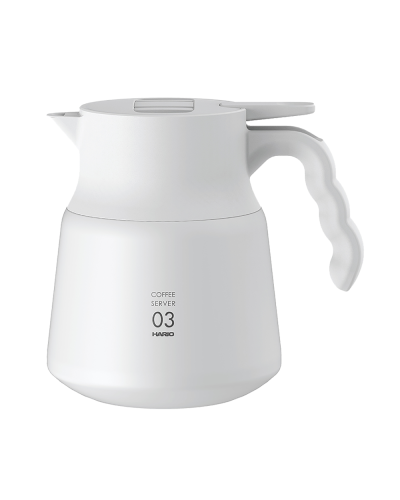 Hario Insulated Stainless Steel Server Plus 800ml - White
