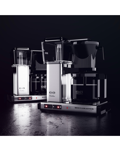 Moccamaster KBG Select Aluminio Cepillado con aluminio pulido