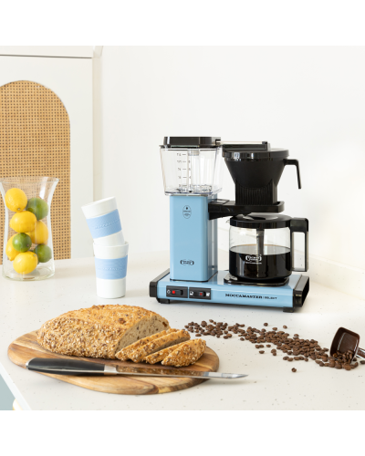 Moccamaster KBG Select Azul Pastel Desayuno