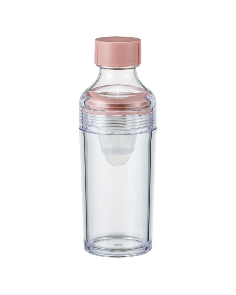 Hario Filter In Bottle Portable 160ml Smokey Pink