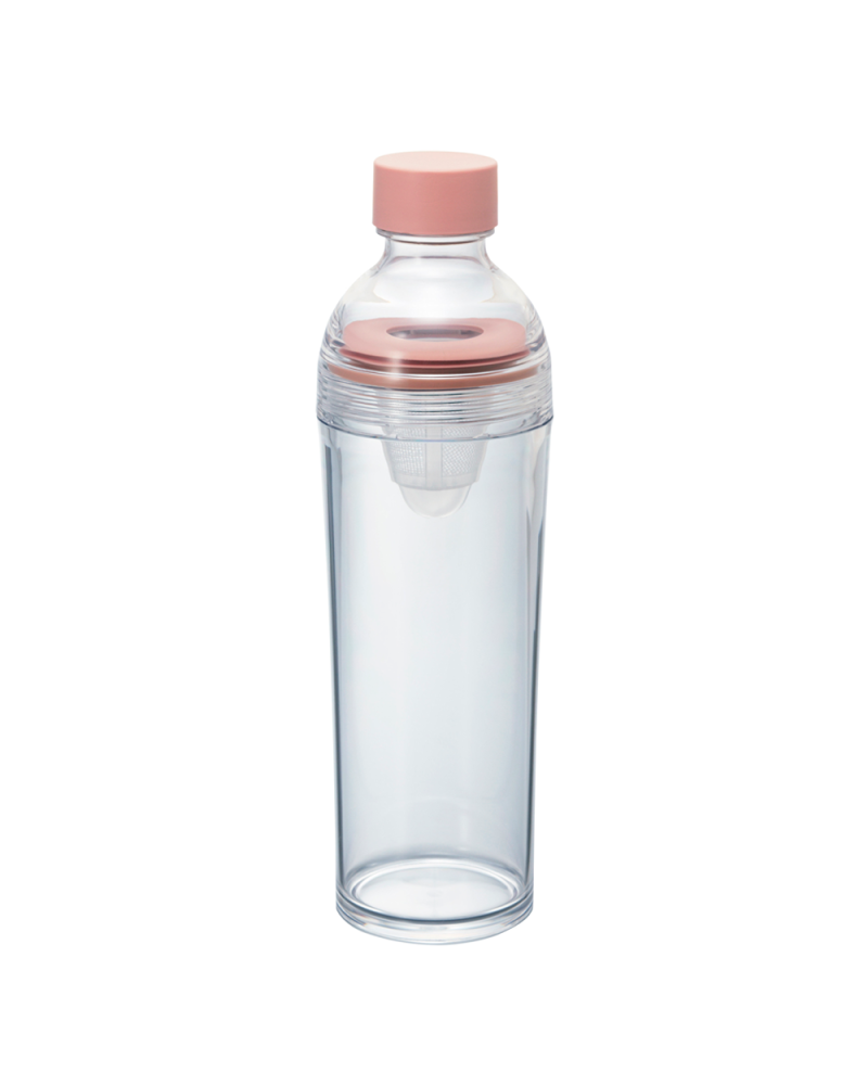 Hario Filter In Bottle Portable 400ml - Smokey Pink