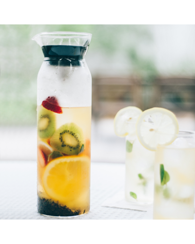 Hario Botella con Filtro Para Cold Brew - 900ml con vasos