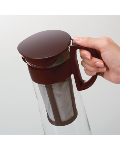 Hario Mizudashi Jarra de Café Cold Brew 600ml - Marrón fondo oscuro