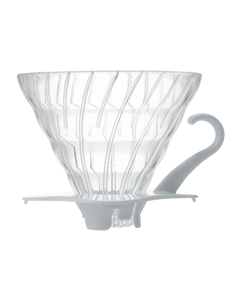 Hario V60 Dripper Cristal 02 Blanco Mate