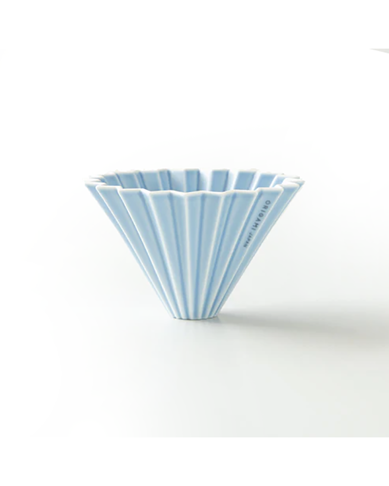 Origami Ceramic Dripper M Matte Blue